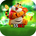 Imagem promocional da K55Bet mostrando a plataforma e suas vantagens